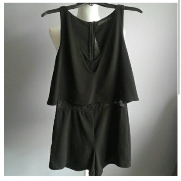 Zara Dresses & Skirts - Zara Black Peek a Boo Romper